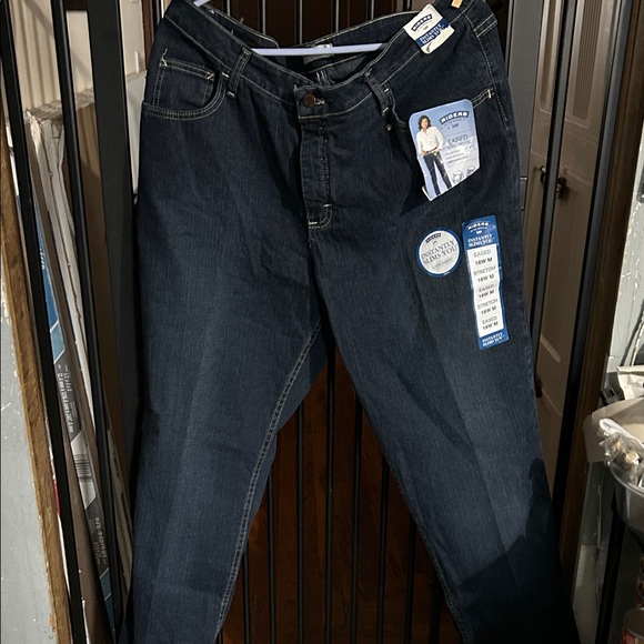 Riders by Lee Denim - Riders by Lee Women's Dark Blue Straight Leg Jeans